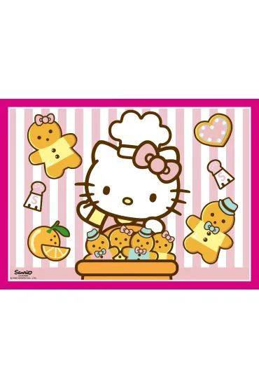 Puzzle dla dzieci 4w1 Hello Kitty 12+16+20+24 el. Ravensburger