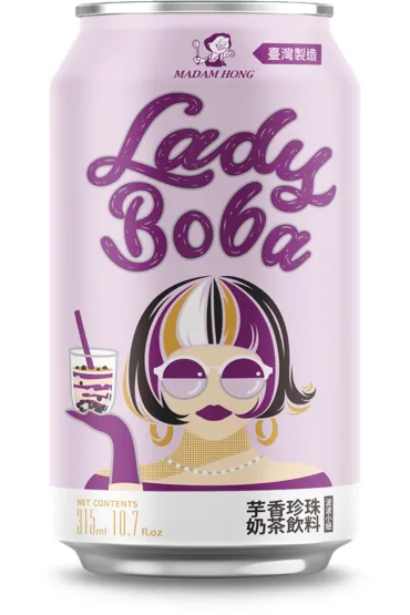 Madam Hong Bubble tea taro 315 ml