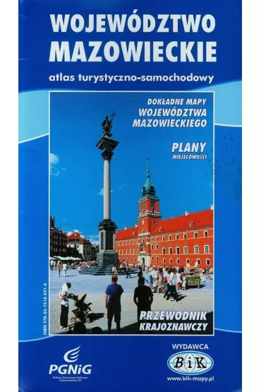 Wojew�dztwo mazowieckie atlas turystyczno-samochodowy