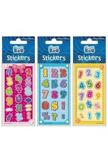 Sticker Boo Naklejki Cyferki 2 6,6 x 12,6 cm