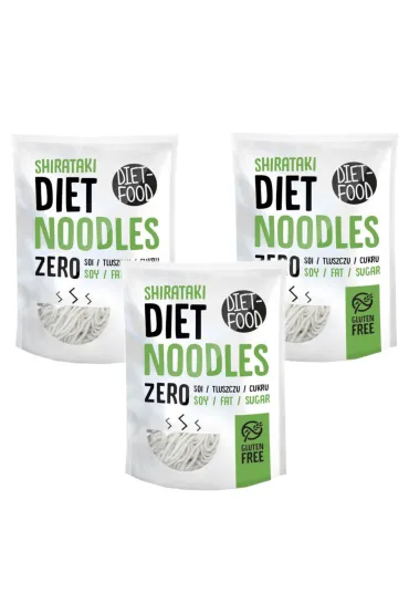 Diet-Food Makaron konjac noodle Zestaw 3 x 1 kg