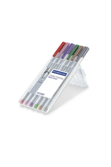 Staedtler Cienkopis Triplus Fineliner 0,3 mm 6 kolor�w naturalnych