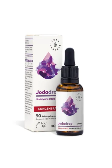 Aura Herbals Jodadrop bioaktywne �r�d�o jodu koncentrat Suplement diety 30 ml