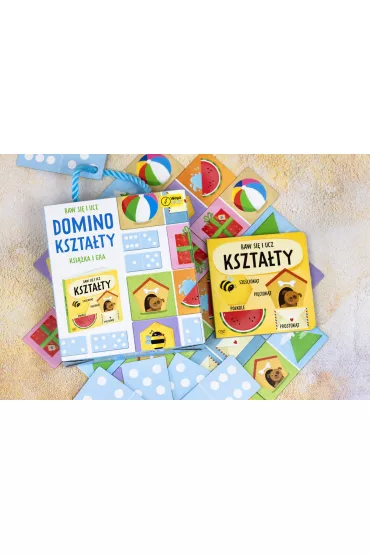 Baw si� i ucz. Domino. Kszta�ty. Gra i ksi��ka Wilga Play