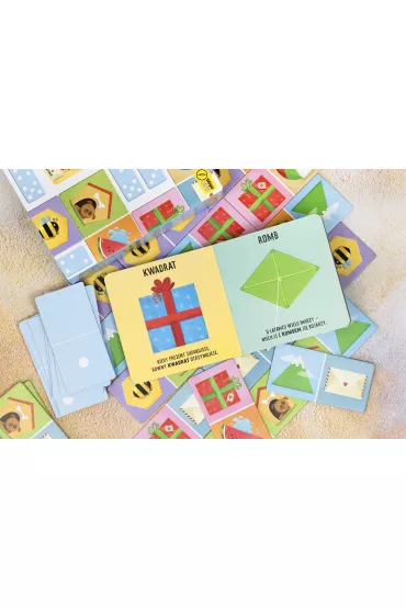 Baw si� i ucz. Domino. Kszta�ty. Gra i ksi��ka Wilga Play