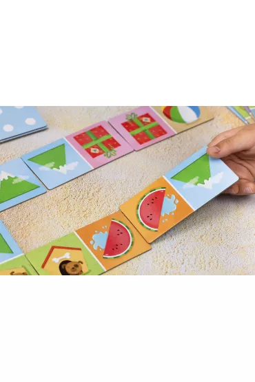 Baw si� i ucz. Domino. Kszta�ty. Gra i ksi��ka Wilga Play