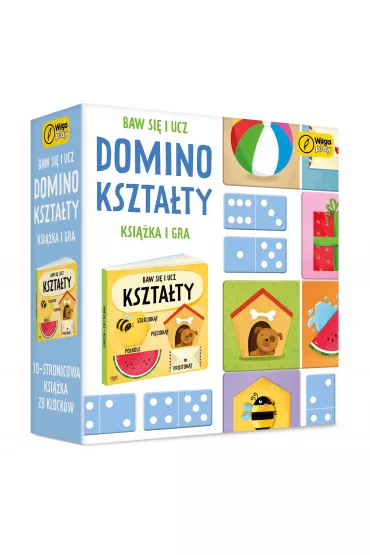 Baw si� i ucz. Domino. Kszta�ty. Gra i ksi��ka Wilga Play