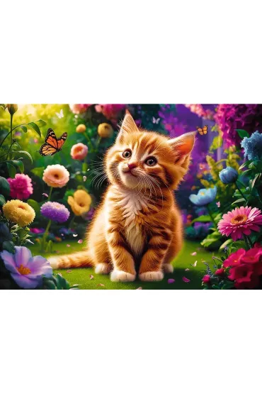 Puzzle 500 el. Uroczy kotek Trefl
