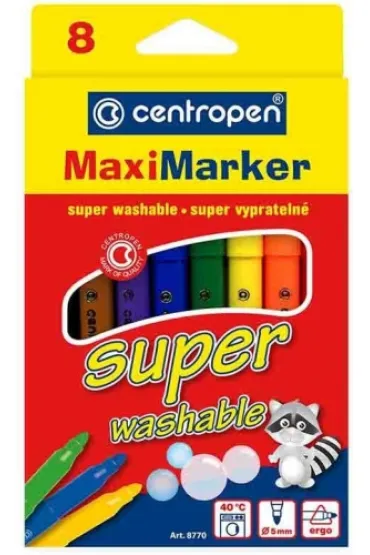 Centropen Flamastry zmywalne 5 mm