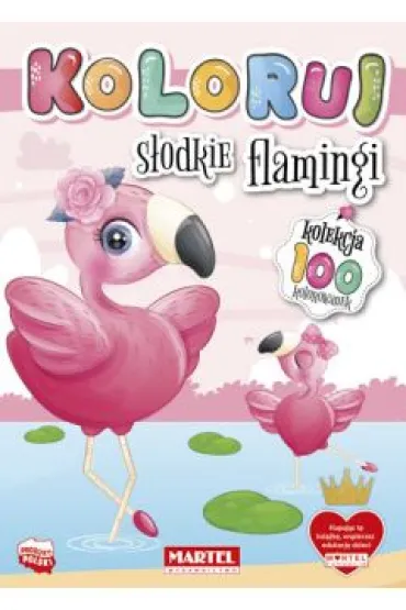 S�odkie flamingi. Koloruj