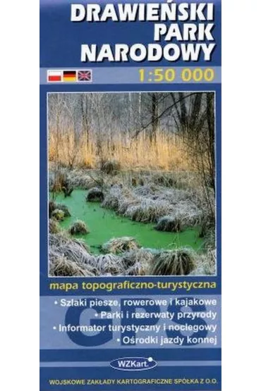 Drawie�ski Park Narodowy mapa 1:50 000