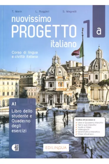 Nuovissimo Progetto italiano 1A. Podr�cznik + kod dost�pu. Poziom A1-A2 - Sandro Magnelli, Telis Marin, Lorenza Ruggieri