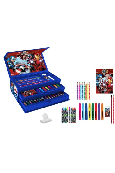 Pulio Zestaw artystyczny w kuferku Avengers Diakakis
