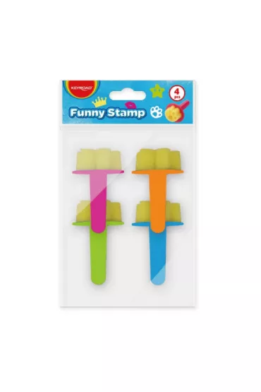 Stempel piankowy do malowania KEYROAD 4 szt.