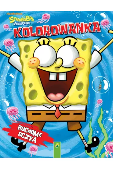 SpongeBob. Kolorowanka. Ruchome oczka