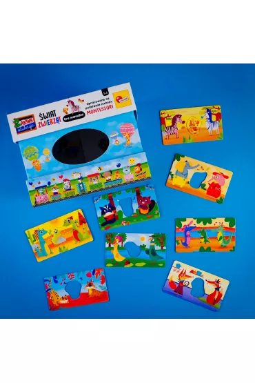 Montessori. �wiat Zwierz�t. Gra manualna Lisciani