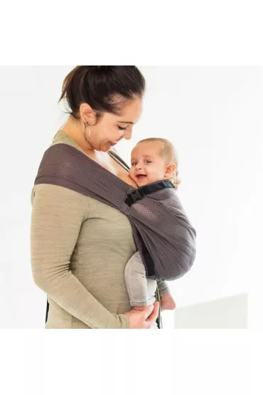 Nosideko dla niemowlaka, Mini Sling, szare