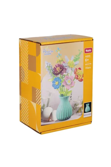 Klocki konstrukcyjne Kwiaty 793szt MEGA CREATIVE 567478