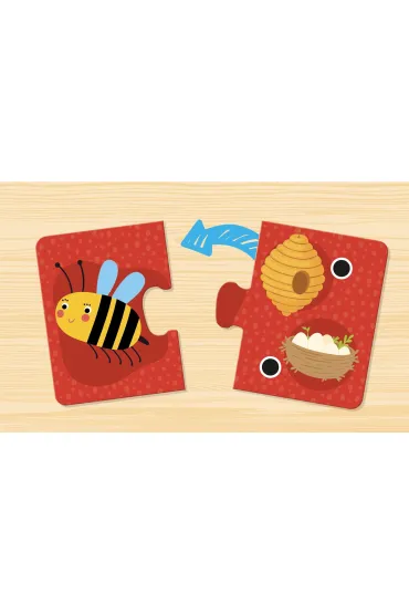 Puzzle Carotina Baby - Zwierz�ta windowbox Lisciani