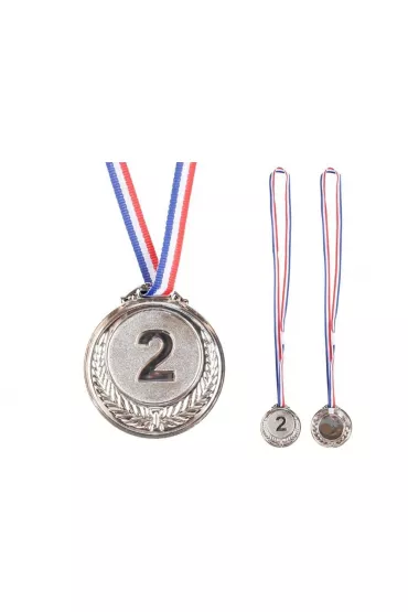 Medal srebrny drugie miejsce LeanToys