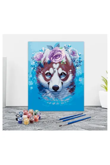 Twoje Hobby Malowanie po numerach - Szcz�liwy pies� 40x50cm