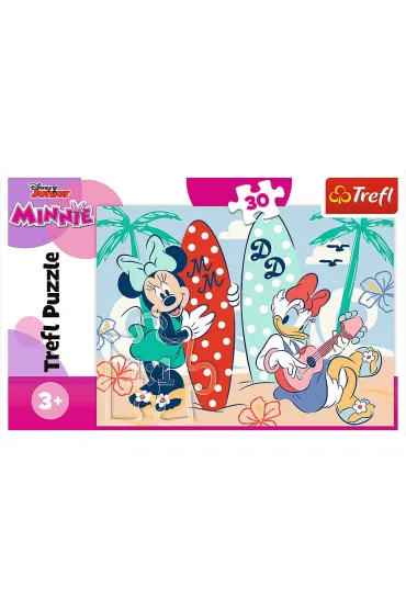 Puzzle 30 el. Kolorowa Minnie Trefl