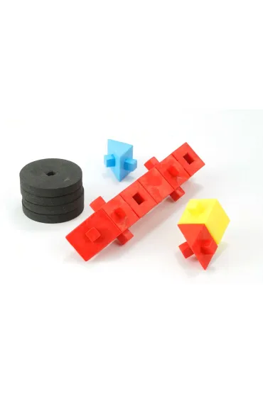 Klocki konstrukcyjne 70 element�w Kubiki na Start od Abino