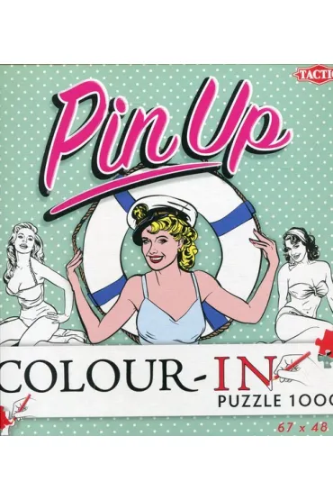 Puzzle do kolorowania 1000 el. Pin-Up Color-In Tactic