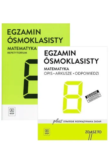 Egzamin �smoklasisty. Matematyka. Opis. Arkusze. Odpowiedzi i repetytorium. Klasy 4– 8. Szko�a podstawowa - Adam Makowski, Monika Strawa, Zbigniew G�ralewicz, Edyta Warzecha