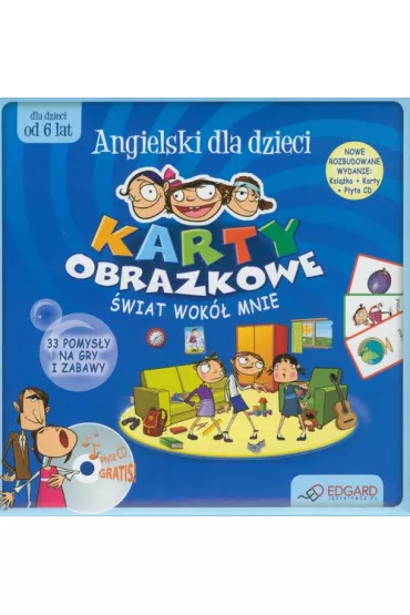 Angielski Karty dla dzieci - �wiat wok� mnie od 6 lat NOWA EDYCJA - Karolina Kostrz�bska