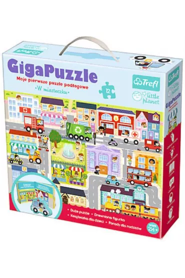 GigaPuzzle 12 el. W miasteczku 90563 Trefl
