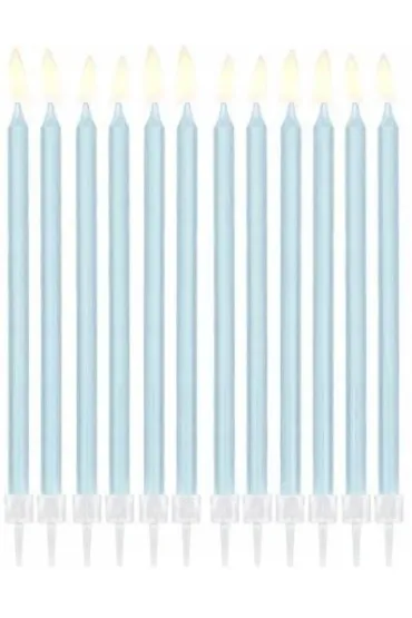PartyDeco �wieczki urodzinowe g�adkie 14 cm