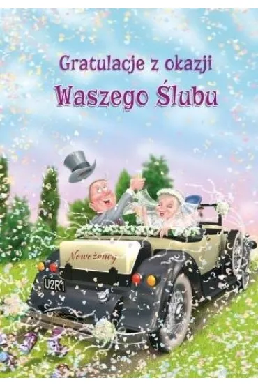 Trend Kartka okoliczno�ciowa �lub du�a TDF11