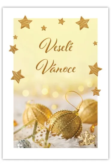 Trend Karnet Weso�ych �wi�t - Vesele Vanoce Cestina