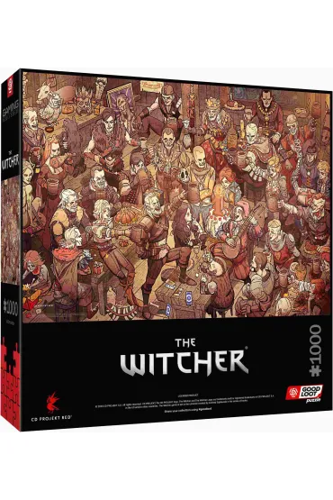 Puzzle 1000 Gaming The Witcher Wied�min Birthday Good Loot