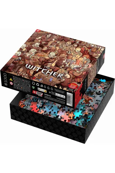 Puzzle 1000 Gaming The Witcher Wied�min Birthday Good Loot
