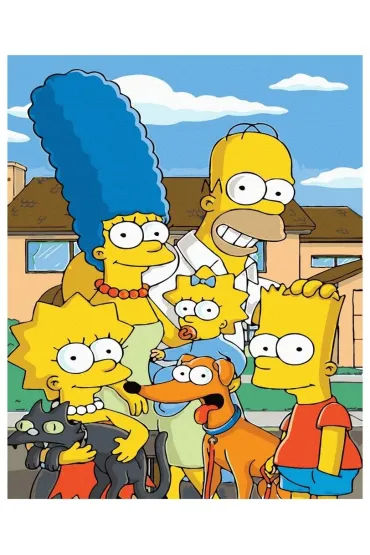 Twoje Hobby Malowanie po numerach - Simpsonowie 40x50cm