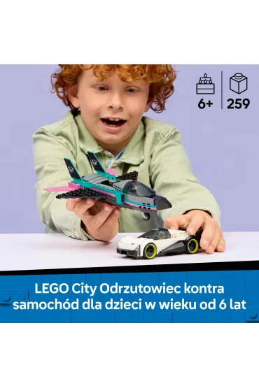 LEGO City Odrzutowiec kontra samoch�d 60489