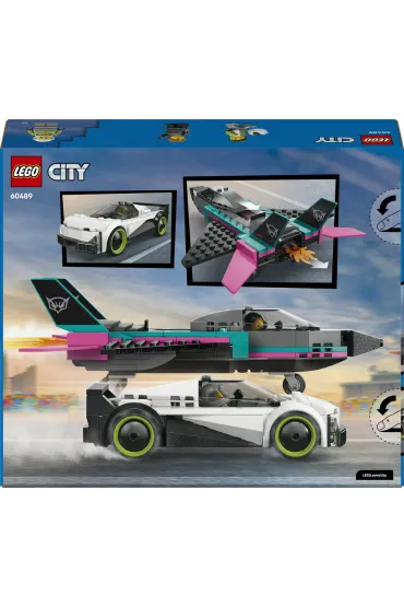LEGO City Odrzutowiec kontra samoch�d 60489