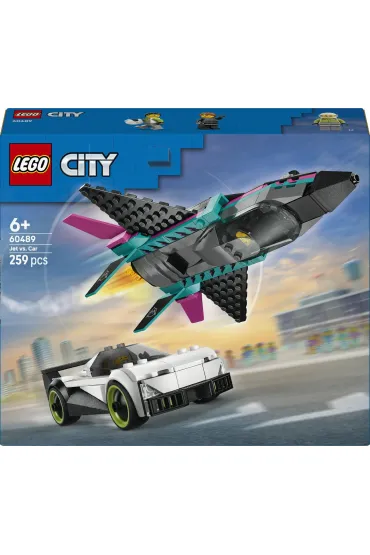 LEGO City Odrzutowiec kontra samoch�d 60489