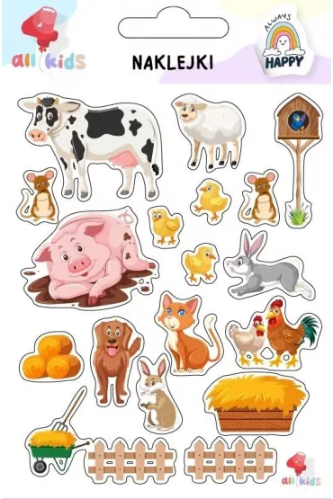 All4Kids Naklejki dla dzieci Farma zwierz�ta