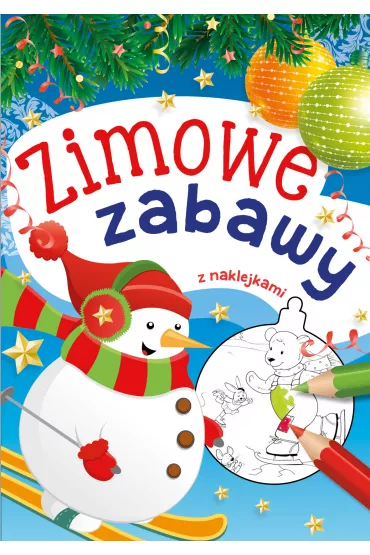 Zimowe zabawy z naklejkami