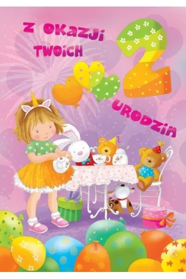 Art Nuvo Karnet 2 urodziny przyj�cie
