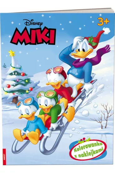 Miki. Kolorowanka z naklejkami