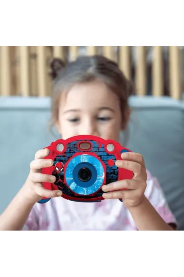 Aparat cyfrowy dzieci�cy Spiderman z funkcj� robienia zdj�� i wideo Lexibook DJ080SP Lexibook-Apollo