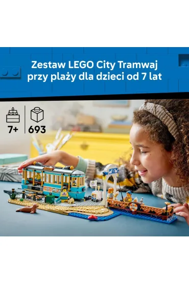 LEGO City Tramwaj przy pla�y 60506