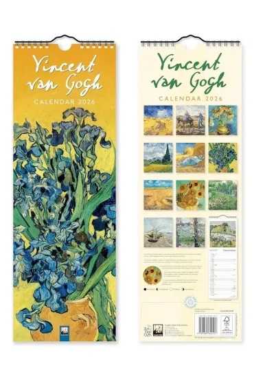 Kalendarz 2026 paskowy Vincent van Gogh