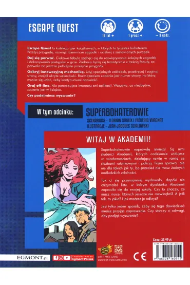 Escape Quest Superbohaterowie - Florian Sirieix, Fr�d�ric Vaugnat