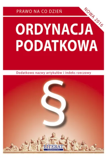 Ordynacja podatkowa 2016 - Ewelina Koniuszek