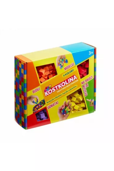 Pianka do modelowania Kostkolina 4kol ��ta ART AND PLAY 13080204